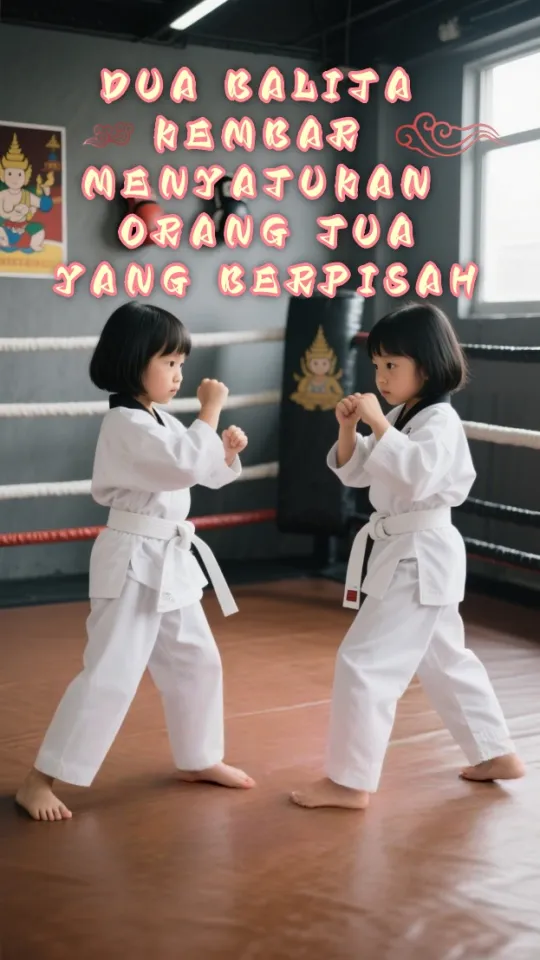 DUA BALITA KEMBAR MENYATUKAN ORANG TUA YANG BERPISAH